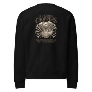 Old Schook Choppers relax crew neck sweatshirt - Imagen 1