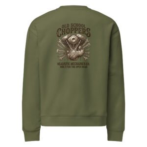 Old Schook Choppers relax crew neck sweatshirt - Imagen 2