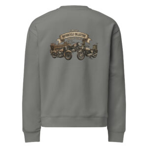Sudadera unisex de cuello redondo y relax Classic Motorcycle Collection - Imagen 3
