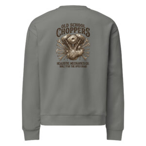 Old Schook Choppers relax crew neck sweatshirt - Imagen 3