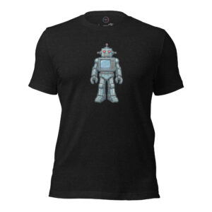 Camiseta Unisex "Retro Tin Robot" – Edición Sci-Fi Clásica - Imagen 1
