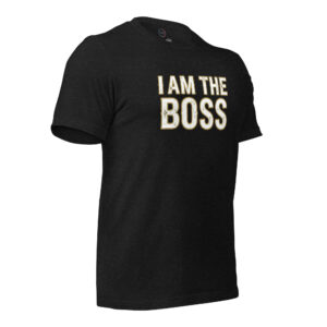 Camiseta de manga corta unisex "I AM THE BOSS" – Toma el Mando con Estilo - Imagen 3