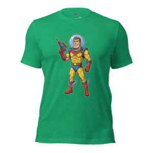 Camiseta Unisex "Retro Space Hero" – Edición Cómic de los 50 - Imagen 5