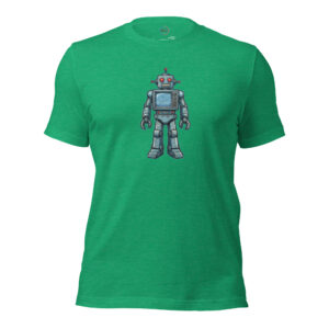 Camiseta Unisex "Retro Tin Robot" – Edición Sci-Fi Clásica - Imagen 5