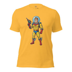 Camiseta Unisex "Retro Space Hero" – Edición Cómic de los 50 - Imagen 6