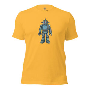 Camiseta Unisex "Retro Tin Robot" – Edición Sci-Fi Clásica - Imagen 6