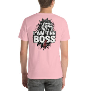 Camiseta Unisex "I Am The Boss" – Edición Lion King (Estampado Trasero) - Imagen 5