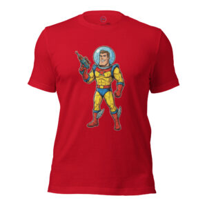 Camiseta Unisex "Retro Space Hero" – Edición Cómic de los 50 - Imagen 2
