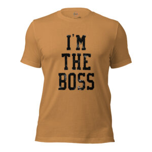 Camiseta Unisex "I AM THE BOSS" – El Rugido del Líder - Imagen 4