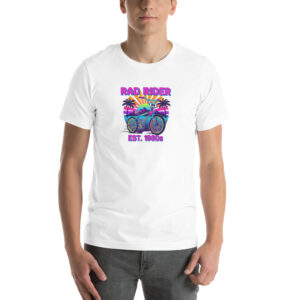 Camiseta Unisex "Rad Rider" - Estética Neon 80s - Imagen 8