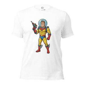 Camiseta Unisex "Retro Space Hero" – Edición Cómic de los 50 - Imagen 7