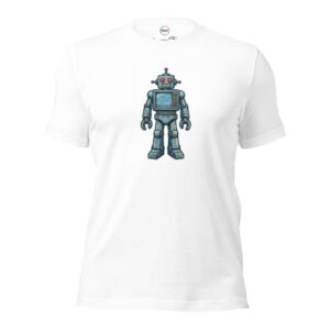 Camiseta Unisex "Retro Tin Robot" – Edición Sci-Fi Clásica - Imagen 7