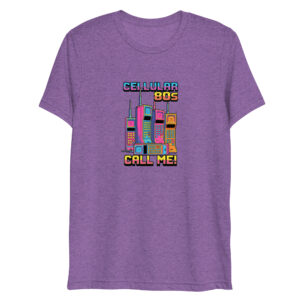 Camiseta de manga corta Neón Retro CELLULAR 80S - Imagen 11