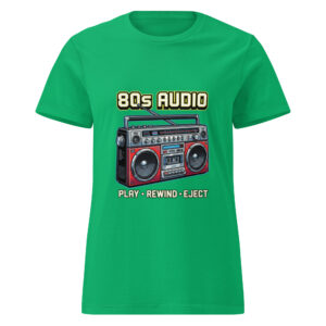 Camiseta básica para mujer 80s Music Player - Imagen 5