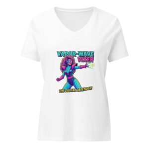 Camiseta suelta mujer cuello pico Super Heroina - Imagen 7