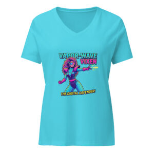 Camiseta suelta mujer cuello pico Super Heroina - Imagen 6