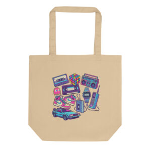 Ecobolsa "Todo lo que amamos de los 80"