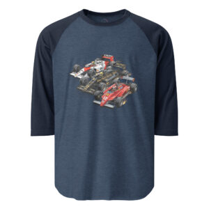 Camiseta con Manga Raglán Tres Cuartos - "Grand Prix Legends" - Imagen 3