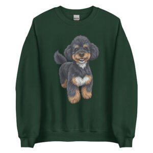 Sudadera Unisex Crewneck - "Amor Incondicional: Perro con Estilo" - Imagen 6
