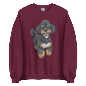 Sudadera Unisex Crewneck - "Amor Incondicional: Perro con Estilo" - Imagen 5