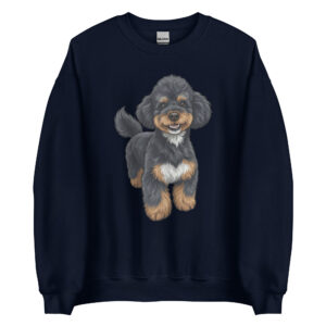 Sudadera Unisex Crewneck - "Amor Incondicional: Perro con Estilo" - Imagen 3