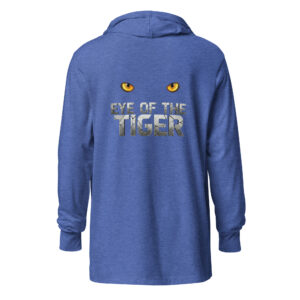 Camiseta de manga larga con capucha Despierta tu Instinto: 'Eye of the Tiger' - Diseño de Alta Definición - Imagen 5