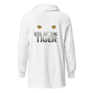Camiseta de manga larga con capucha Despierta tu Instinto: 'Eye of the Tiger' - Diseño de Alta Definición - Imagen 6