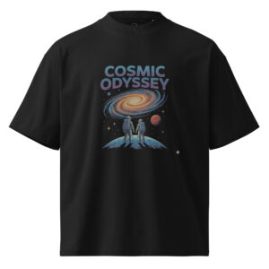 Camiseta Oversize Orgánica "Cosmic Odyssey" - Stone Edition - Imagen 3