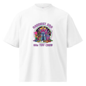 Camiseta Oversize Premium "80s Toy Crew" – Cuello Alto & Algodón Orgánico - Imagen 5