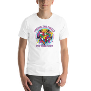 Camiseta Unisex "Master The Cube" – Icono de los 80s - Imagen 13