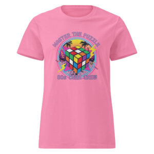 Camiseta Softstyle Mujer "80s Cube Crew" – Domina el Puzzle - Imagen 7