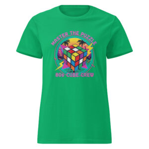 Camiseta Softstyle Mujer "80s Cube Crew" – Domina el Puzzle - Imagen 6