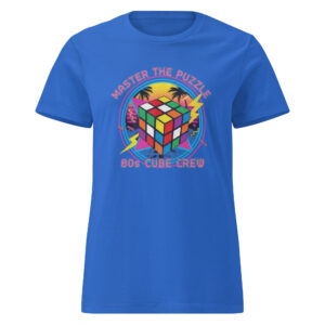 Camiseta Softstyle Mujer "80s Cube Crew" – Domina el Puzzle - Imagen 5