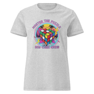 Camiseta Softstyle Mujer "80s Cube Crew" – Domina el Puzzle - Imagen 8