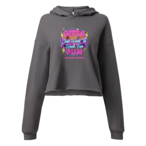 Sudadera Crop "80s Party Anthem" – Girls Just Want To Have Fun - Imagen 3