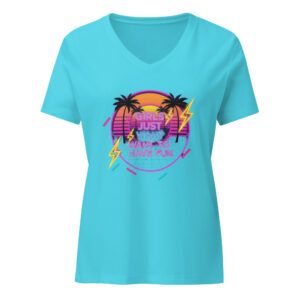 Camiseta Suelta Mujer Cuello Pico "Vintage Tetris" – Nostalgia Gamer y Comodidad - Imagen 7