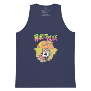 Camiseta de tirantes premium hombre Vacaciones de Roastbeef: La Vaca más Cool del Verano - Imagen 7