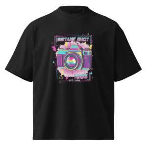 Camiseta Oversize Orgánica "Vintage Shot" - Imagen 2