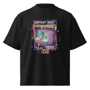Camiseta Oversize Orgánica "Instant Magic 1985" - Imagen 3