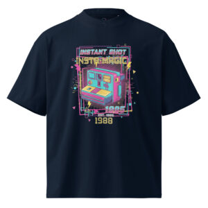 Camiseta Oversize Orgánica "Instant Magic 1985" - Imagen 2