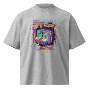 Camiseta Oversize Orgánica "Instant Magic 1985" - Imagen 1