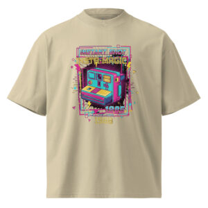 Camiseta Oversize Orgánica "Instant Magic 1985" - Imagen 4