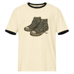 Camiseta unisex con cuello redondo Pasos Vintage: La Esencia del Old School - Imagen 3