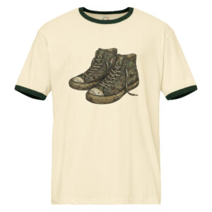 Camiseta unisex con cuello redondo Pasos Vintage: La Esencia del Old School - Imagen 4