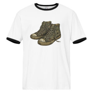 Camiseta unisex con cuello redondo Pasos Vintage: La Esencia del Old School - Imagen 5